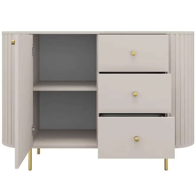 Komód Ovalio 813 1f 3s Homok Futás