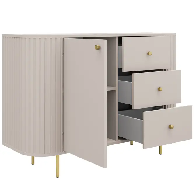 Komód Ovalio 813 1f 3s Homok Futás
