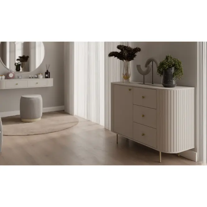 Komód Ovalio 813 1f 3s Homok Futás
