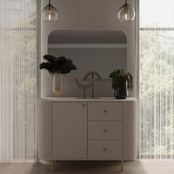 Komód Ovalio 813 1f 3s Homok Futás