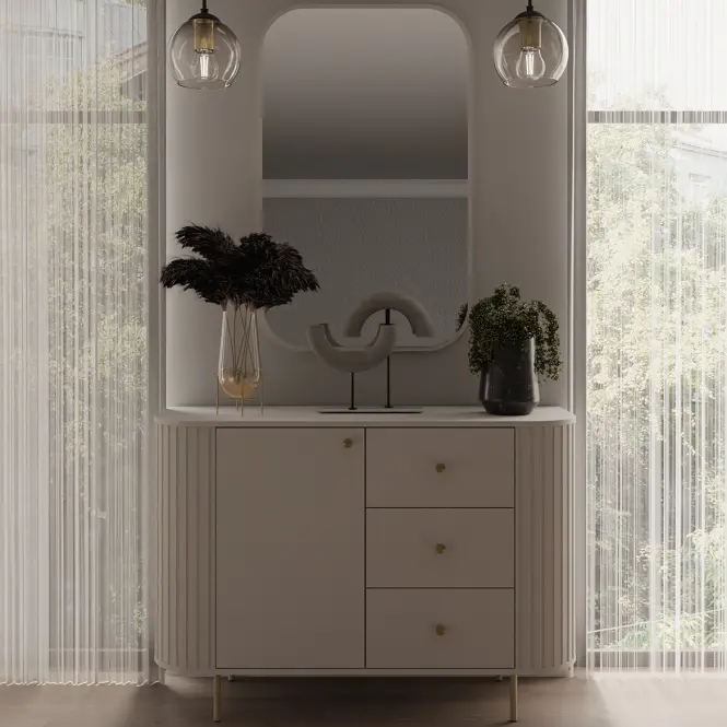 Komód Ovalio 813 1f 3s Homok Futás