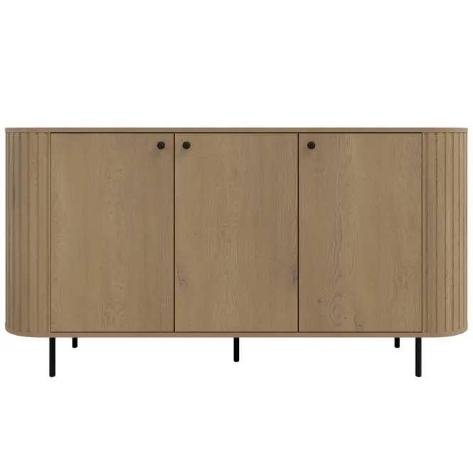 Komód Ovalio 830  3f Cremona Tölgy
