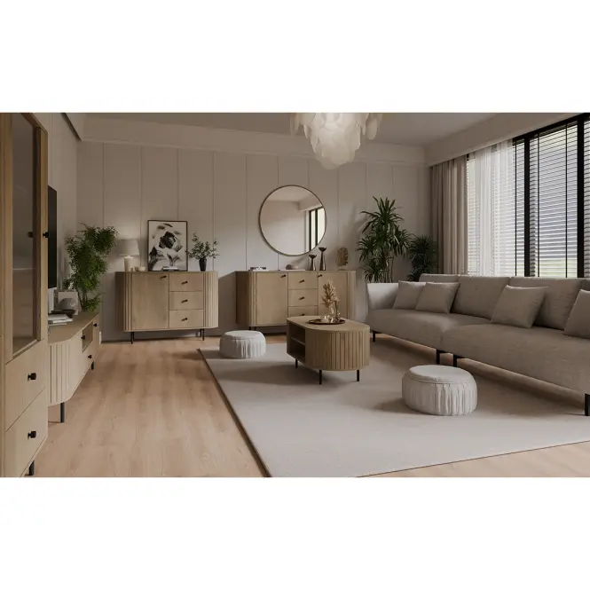 Komód Ovalio 830  3f Cremona Tölgy,7