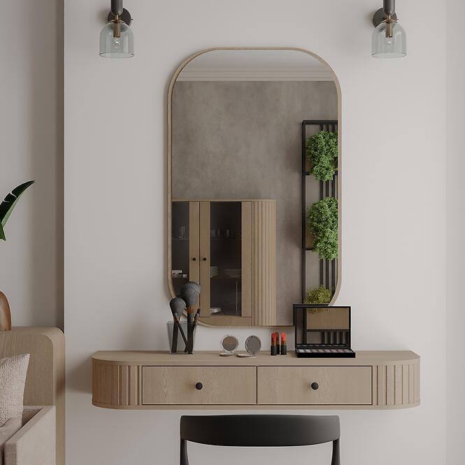 Tükör Ovalio 702  Cremona Tölgy