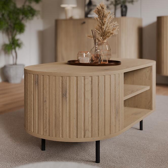 Dohányzóasztal Ovalio 200  Cremona Tölgy