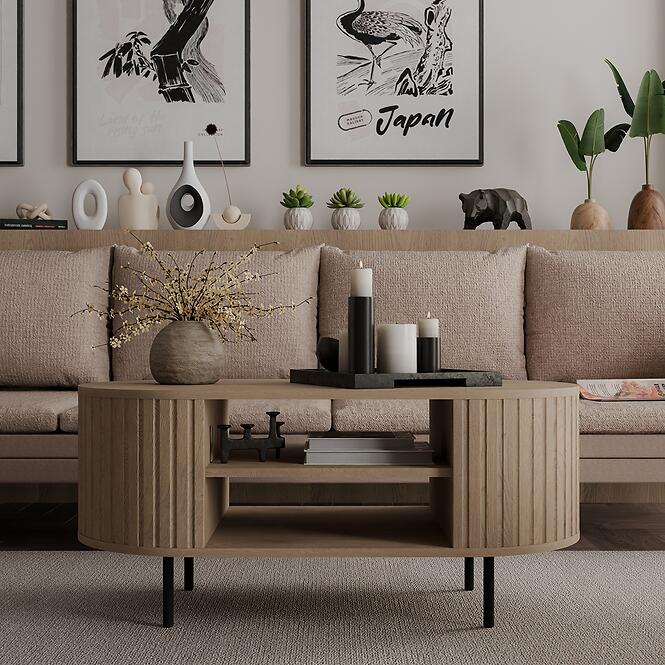 Dohányzóasztal Ovalio 200  Cremona Tölgy,6