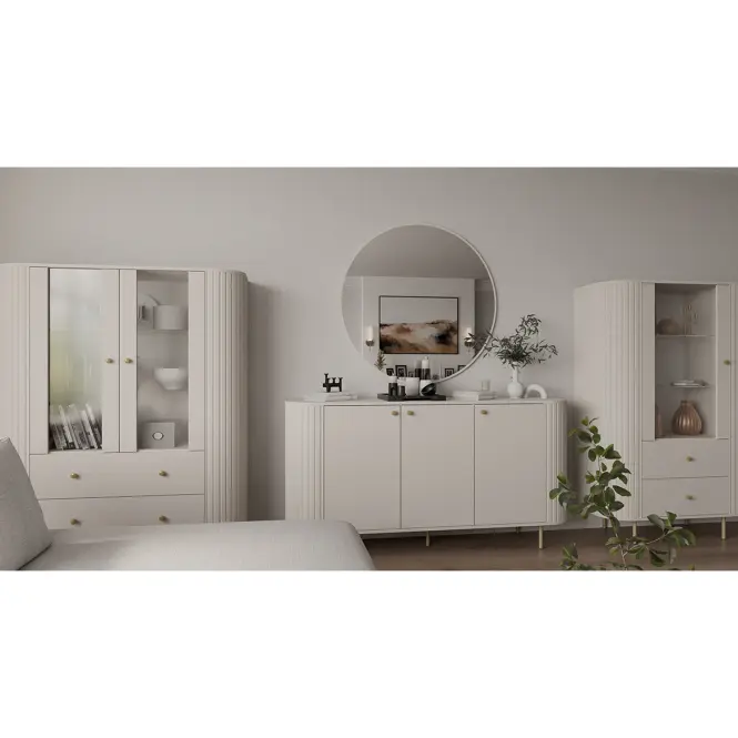 Vitrin Ovalio 112  1f 2s Homok Bézs