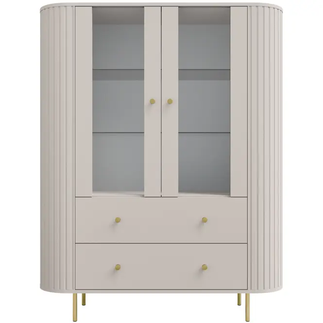 Vitrin Ovalio 122  2f 2s Homok Bézs