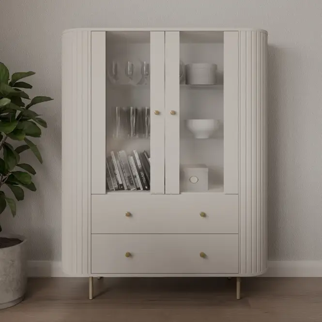 Vitrin Ovalio 122  2f 2s Homok Bézs