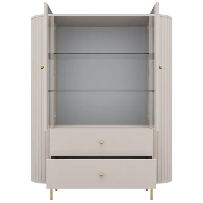 Vitrin Ovalio 122  2f 2s Homok Bézs,3
