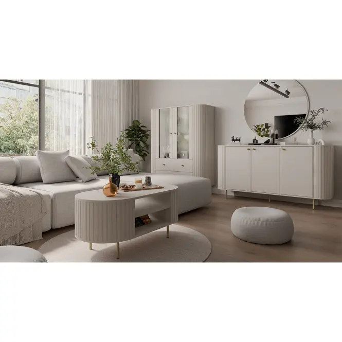 Vitrin Ovalio 122  2f 2s Homok Bézs