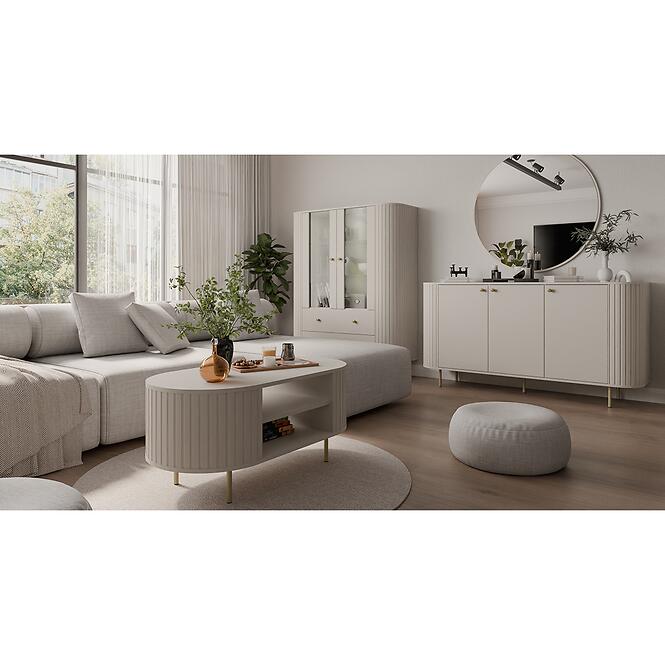 Vitrin Ovalio 122  2f 2s Homok Bézs,8
