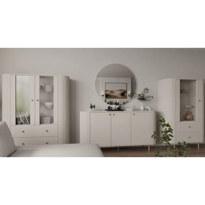 Vitrin Ovalio 122  2f 2s Homok Bézs