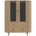 Vitrin Ovalio 122  2f 2s Cremona Tölgy