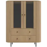 Vitrin Ovalio 122  2f 2s Cremona Tölgy