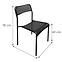 Szék Valo 12528 fekete,2