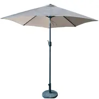 Modena félkör alakú esernyő 270x135 cm YQ-108 bézs