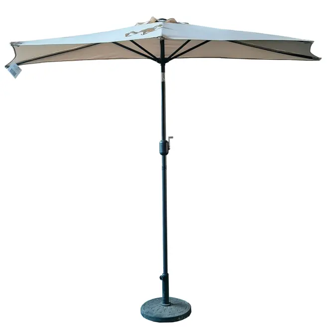 Modena félkör alakú esernyő 270x135 cm YQ-108 bézs