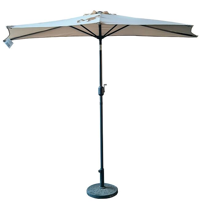 Modena félkör alakú esernyő 270x135 cm YQ-108 bézs