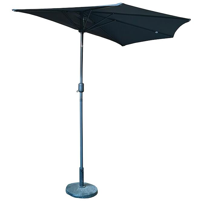 Modena félkör alakú esernyő 270x135 cm YQ-108 antracit