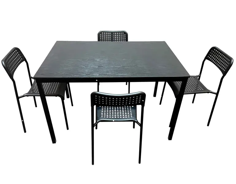 Asztal Valo 120x80 fekete