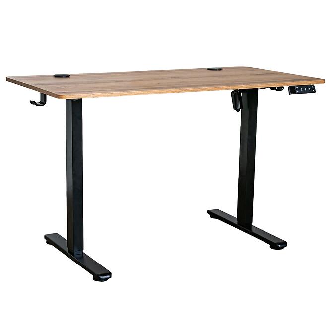 Elektrický stôl Seville 12530 prírodná/čierna