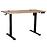 Elektrický stôl Seville 12530 prírodná/čierna