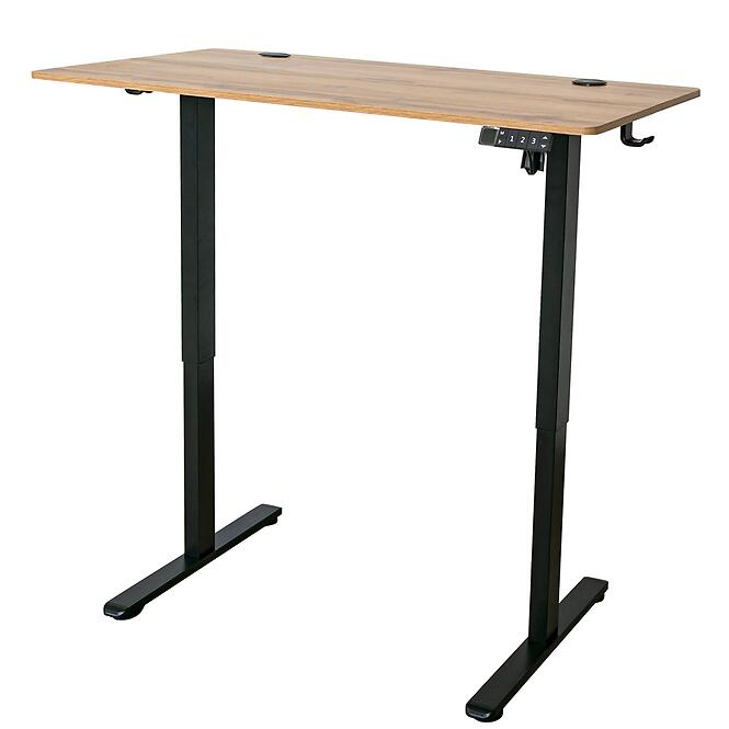 Elektrický stôl Seville 12530 prírodná/čierna,5