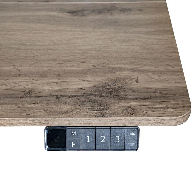 Elektrický stôl Seville 12530 prírodná/čierna