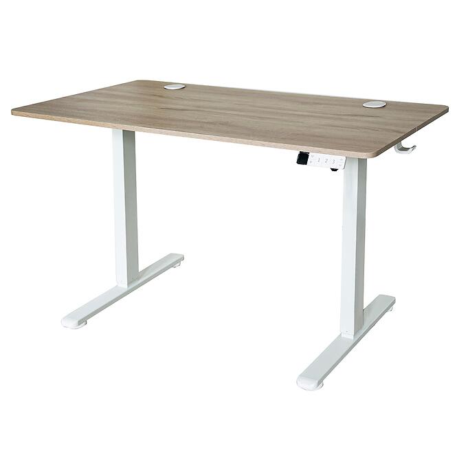 Elektrický stôl Seville 12531 sonoma/biela