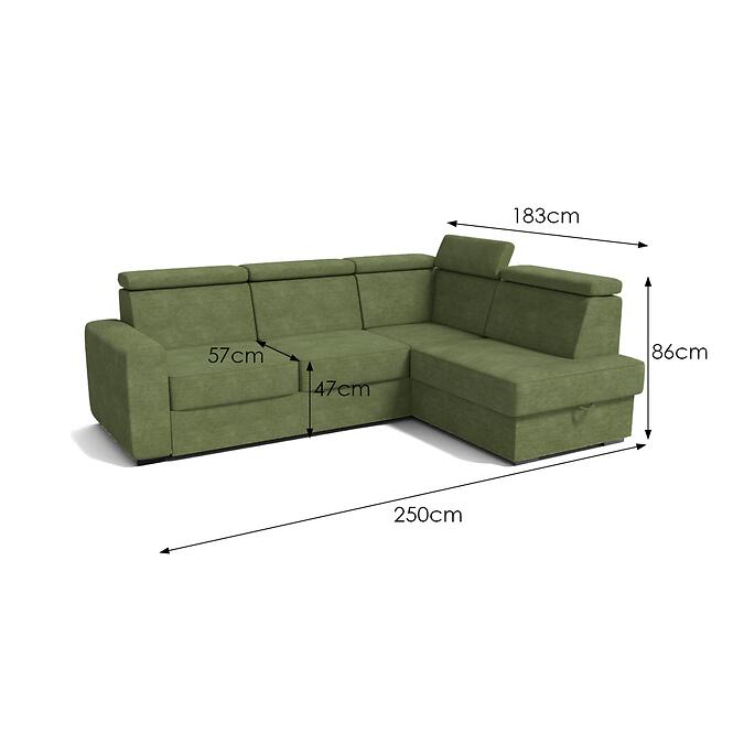 Sarokgarnitúra szett Manhattan P Vibe 38,6