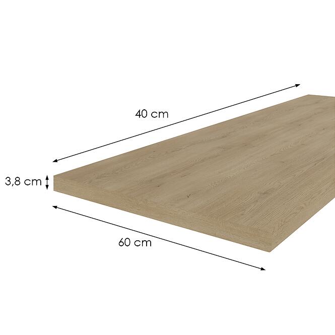 Konyhai munkalap Tölgy Cremona 40cm/38mm,2