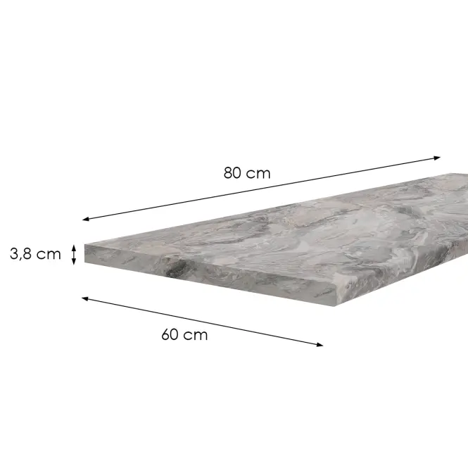 Konyhai munkalap márvány Cippolino 80cm/38mm