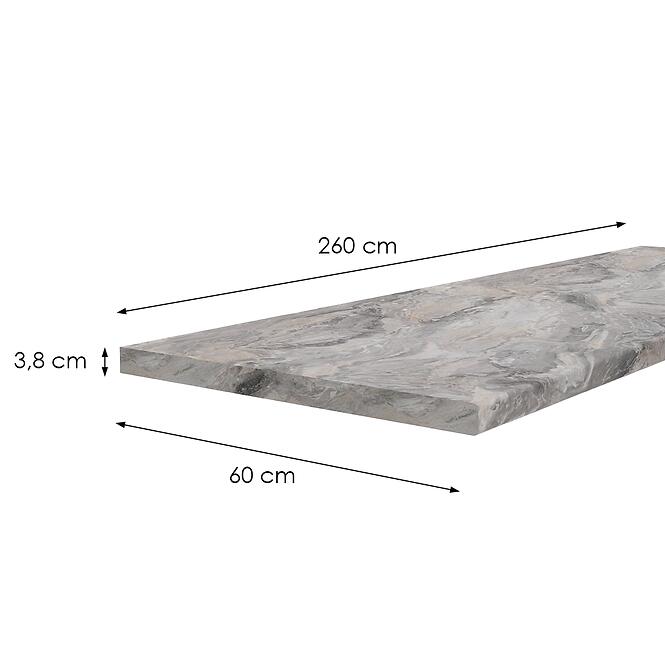 Konyhai munkalap márvány Cippolino 260cm/38mm