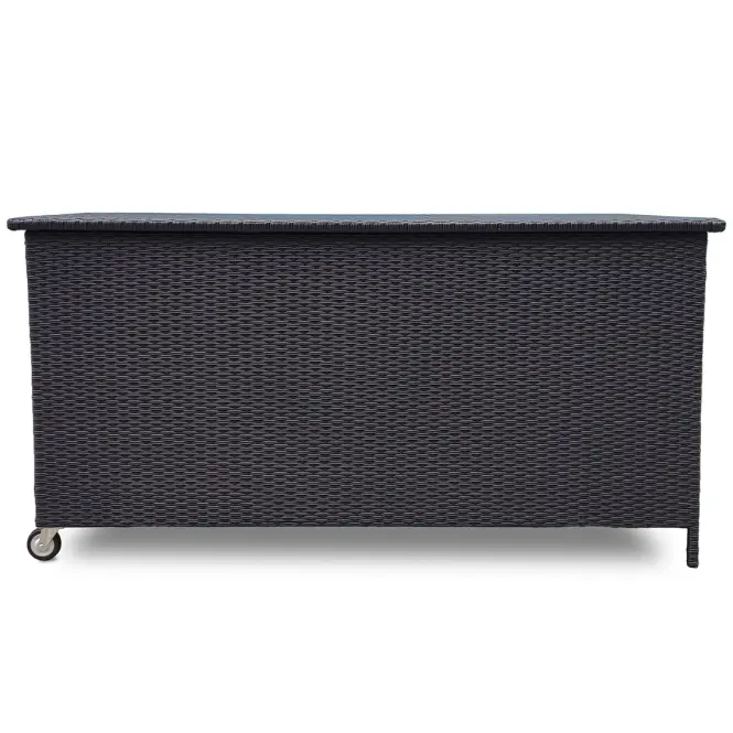 Tejn technorattan kerti láda 80x80x160 fekete,3
