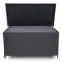 Tejn technorattan kerti láda 80x80x160 fekete,7