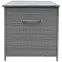 Tejn technorattan kerti láda 80x80x160 szürke,3