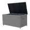 Tejn technorattan kerti láda 80x80x160 szürke,4