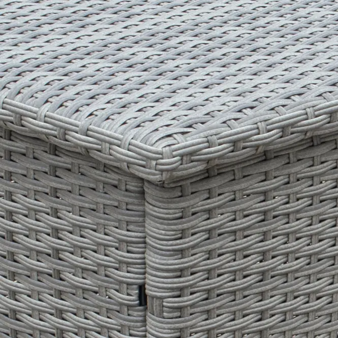 Tejn technorattan kerti láda 80x80x160 szürke,6