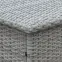 Tejn technorattan kerti láda 80x80x160 szürke,6