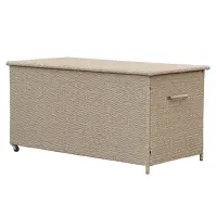 Tejn technorattan kerti láda 80x80x160 natúr