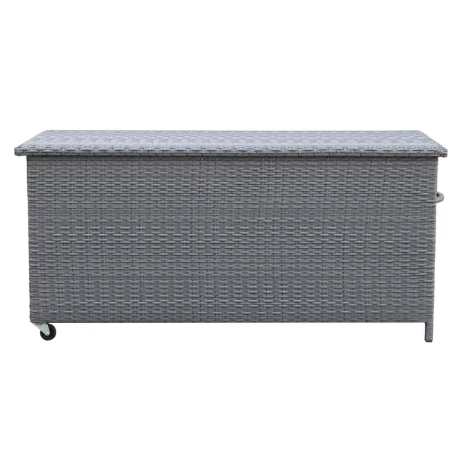 Tejn technorattan kerti láda 55x64x136 szürke
