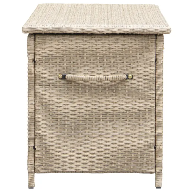 Tejn technorattan kerti láda 55x64x136 natúr