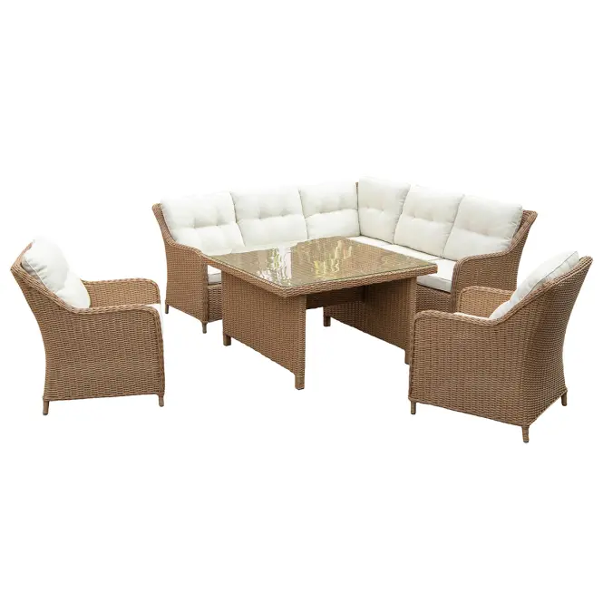 Technorrattan készlet Bolzano 13276 natúr,2