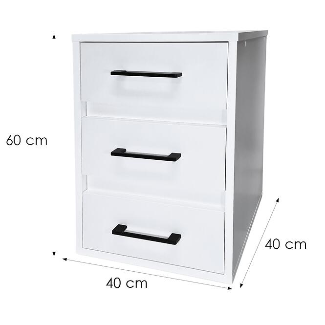 Irodai Konténer 3S fehér