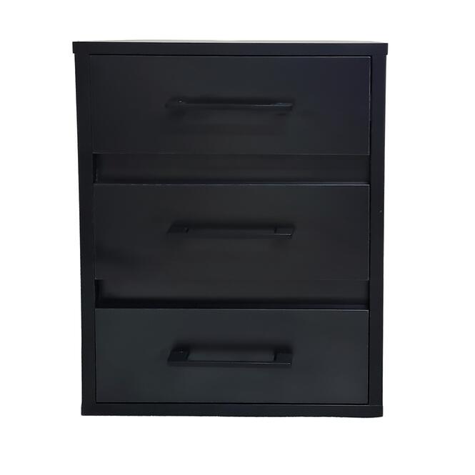 Irodai Konténer 3S fekete,3