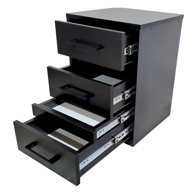 Irodai Konténer 3S fekete,4