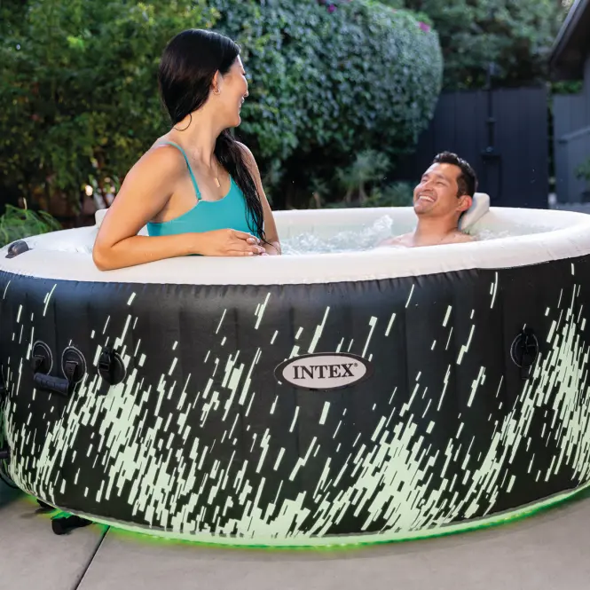 Jakuzzi 1,96x0,71m Glow Deluxe Bubble S2 28494NP,2