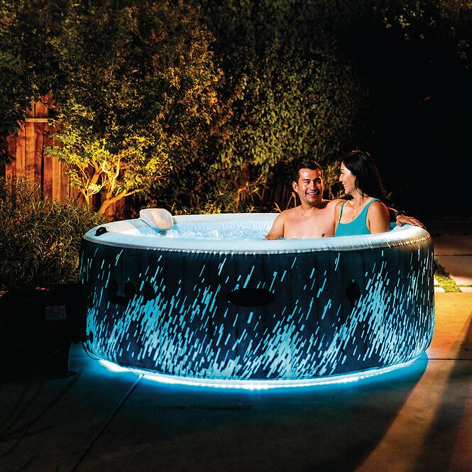 Jakuzzi 1,96x0,71m Glow Deluxe Bubble S2 28494NP