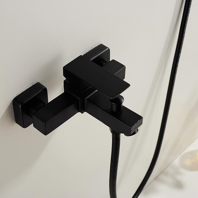 Csaptelep kádhoz Remi X fekete,4